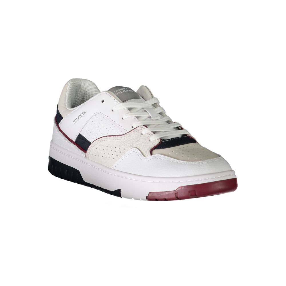 Bianco Polyurethane Men Sneaker