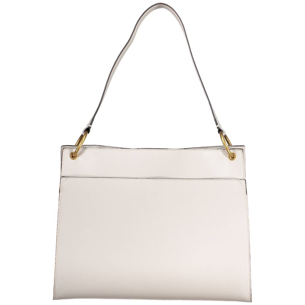 Gray Polyethylene Women Handbag