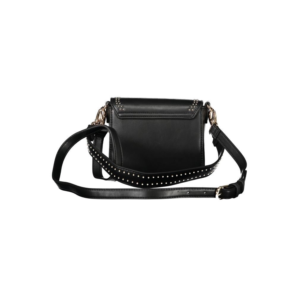 Nero Polyurethane Women Handbag