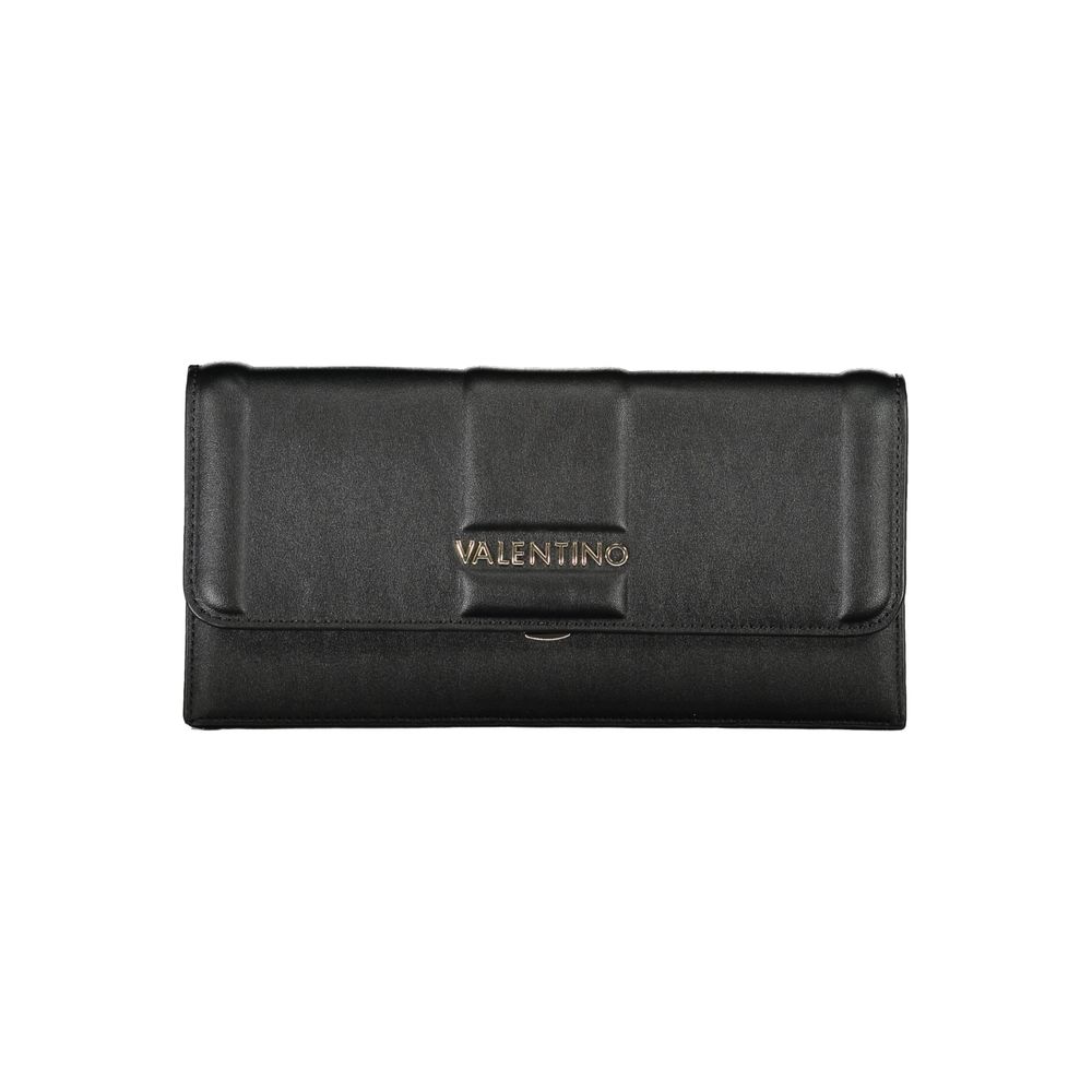 Black Polyurethane Women Clutch