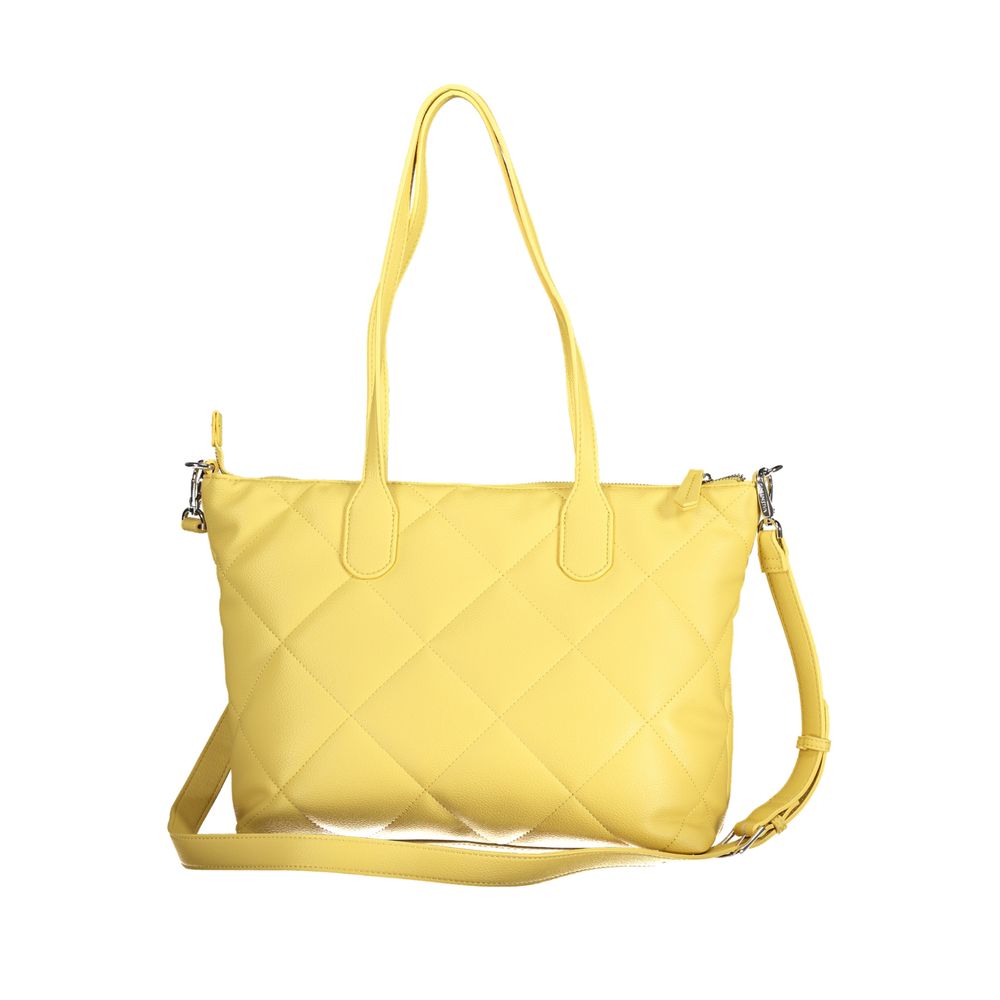 Giallo Polyurethane Women Handbag