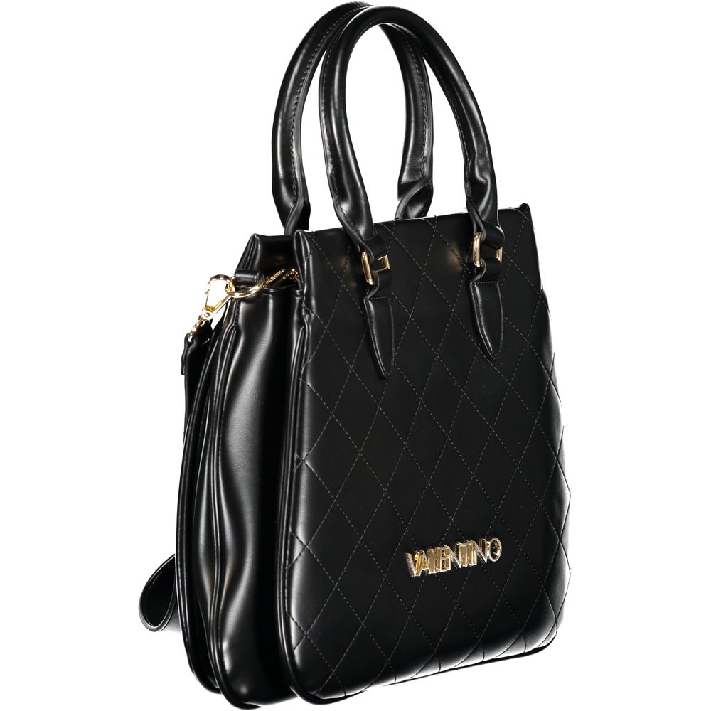 Nero Polyurethane Women Handbag