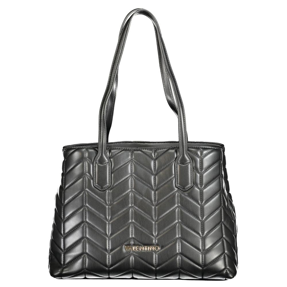 Black Polyurethane Women's Handbag
