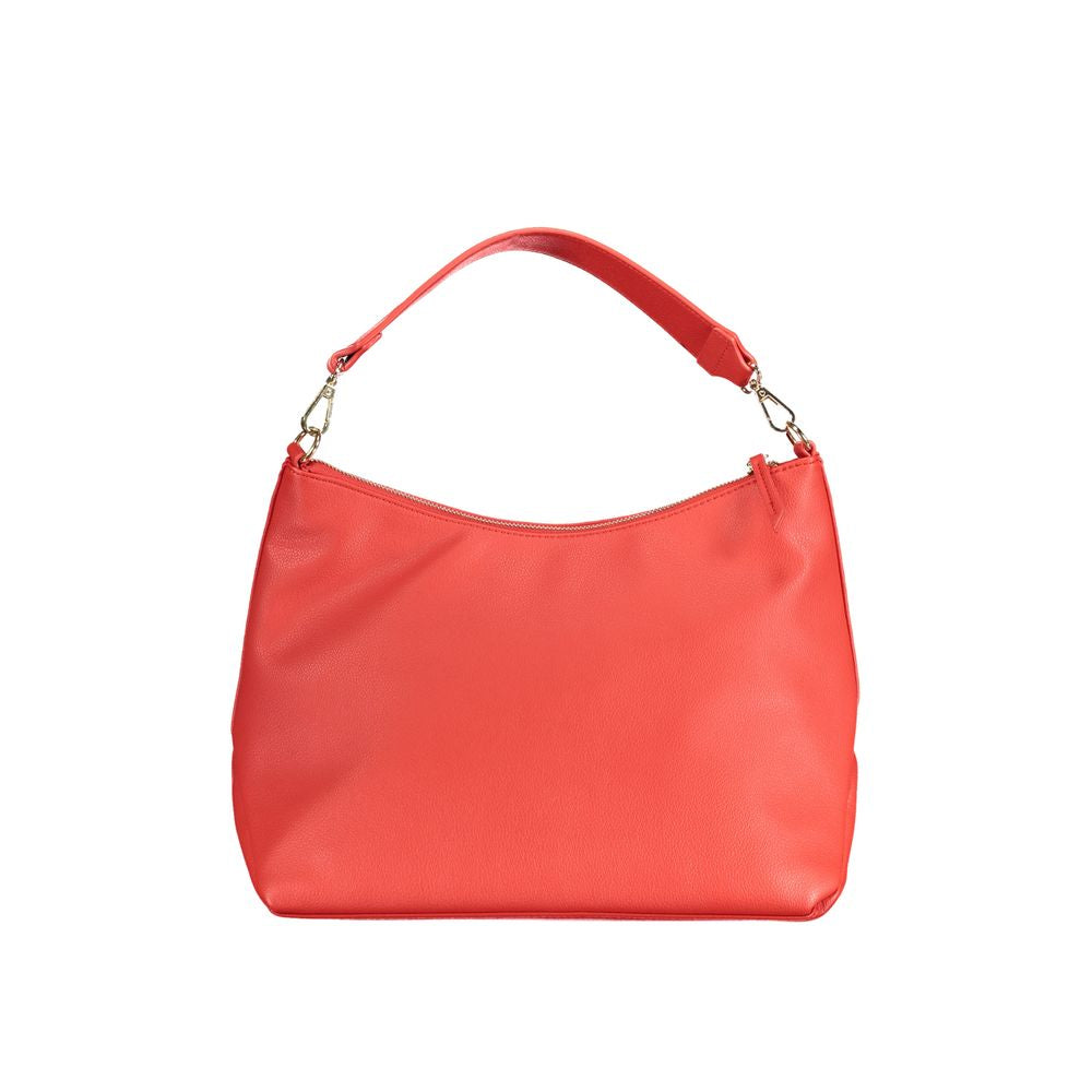 Rosso Poliuretano Women Handbag