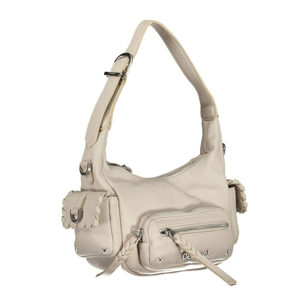 Bianco Poliuretano Women Handbag