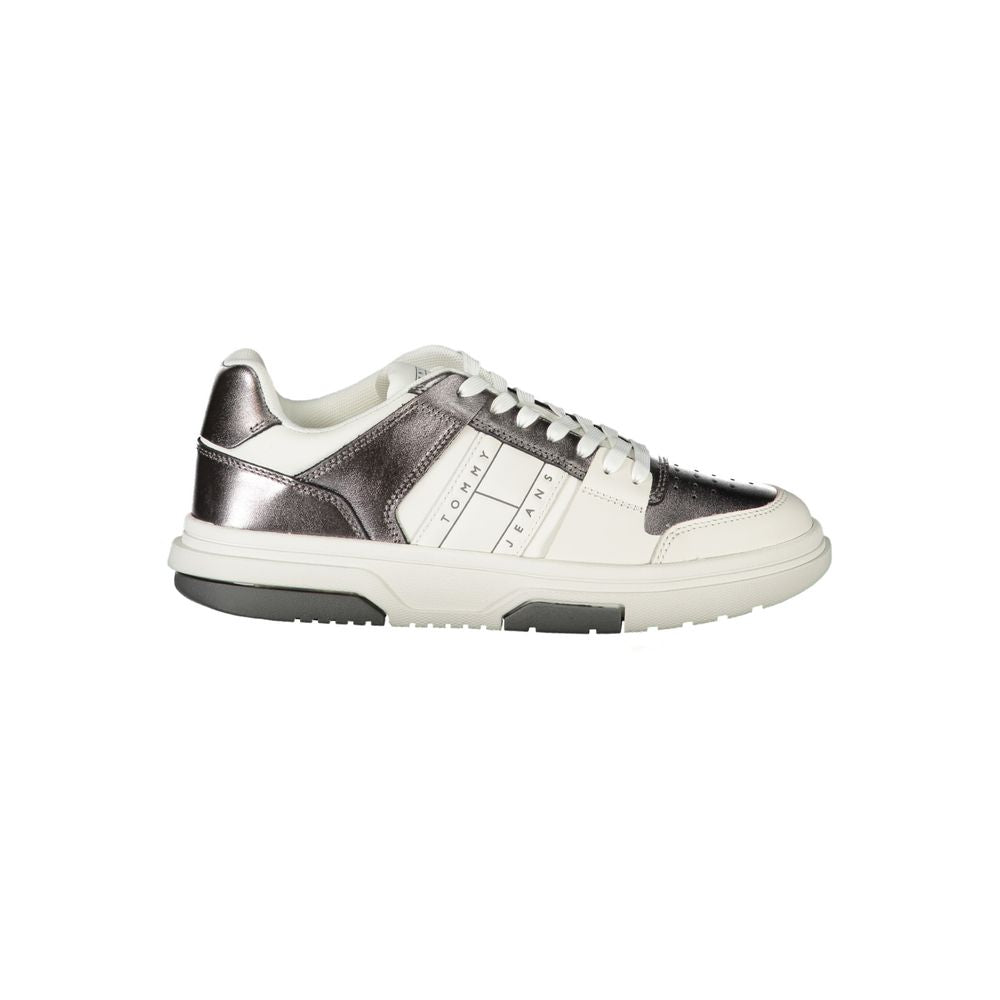 Bianco Polyurethane Women Sneaker