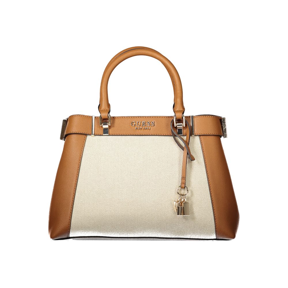 Marrone Cotton Women Handbag