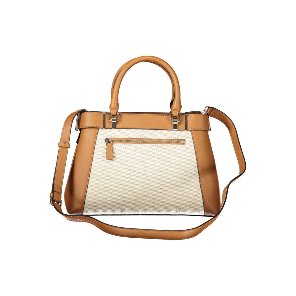 Marrone Cotton Women Handbag