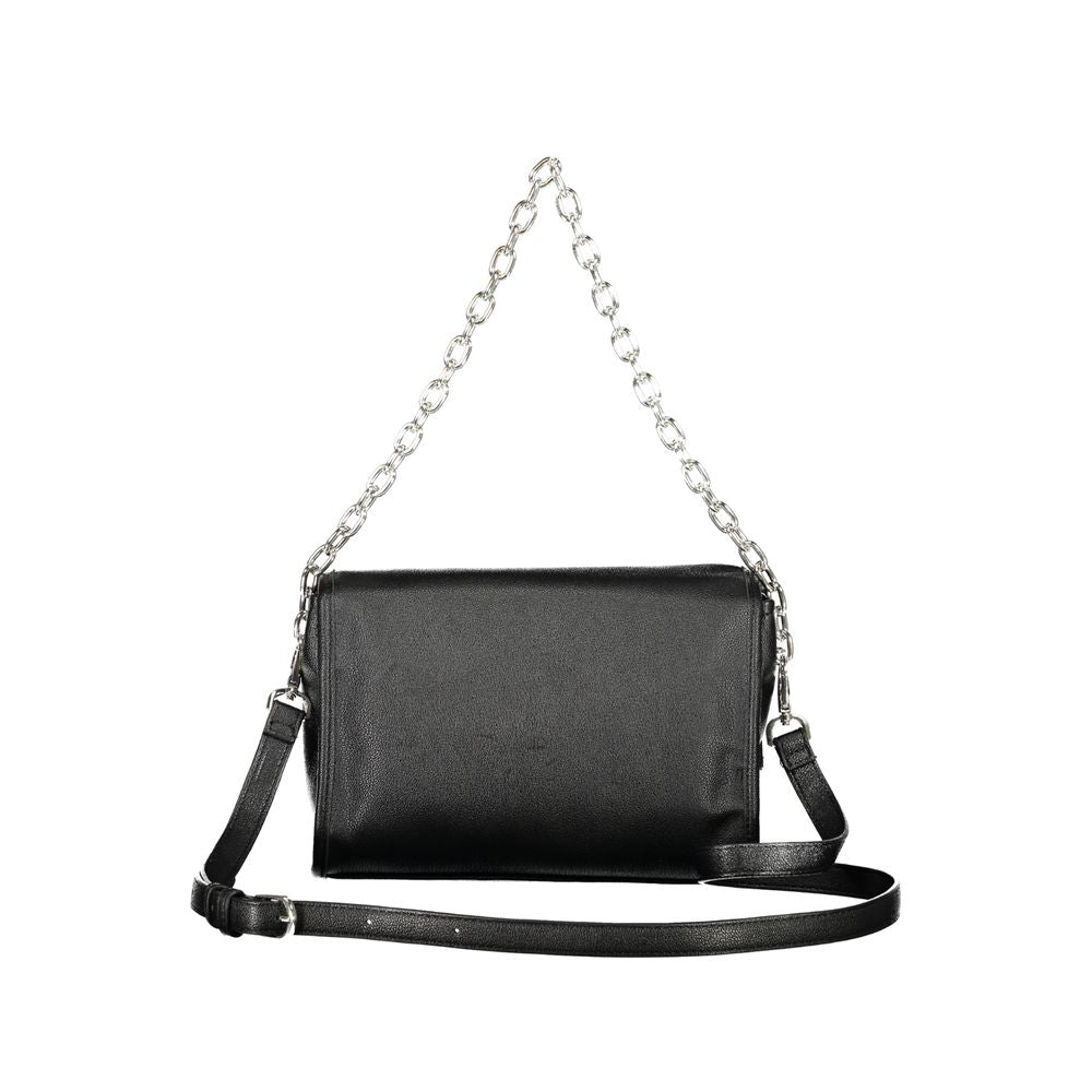Black Polyurethane Women's Handbag