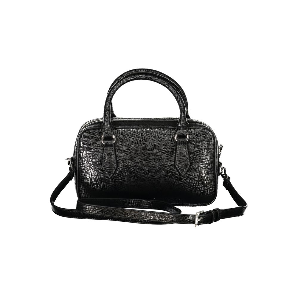 Black Polyurethane Women's Handbag