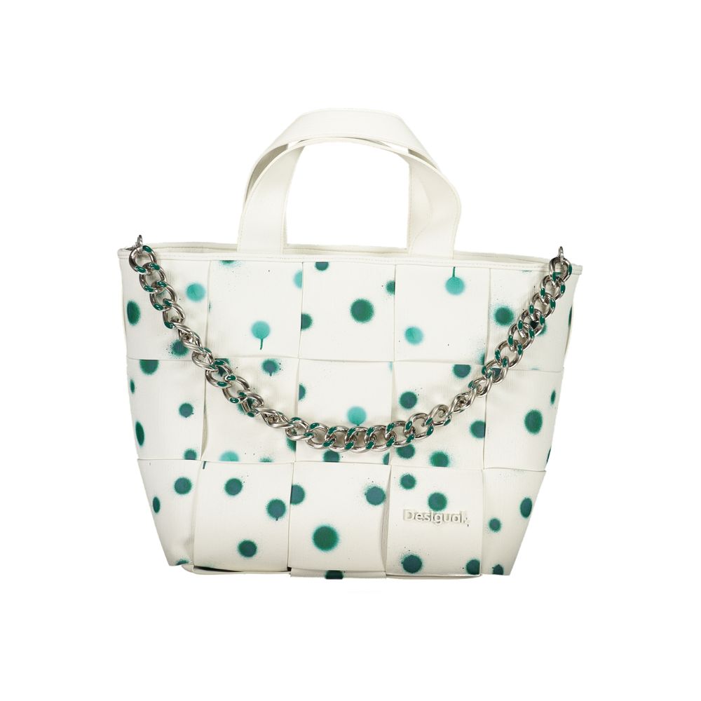 Bianco Poliuretano Women Handbag