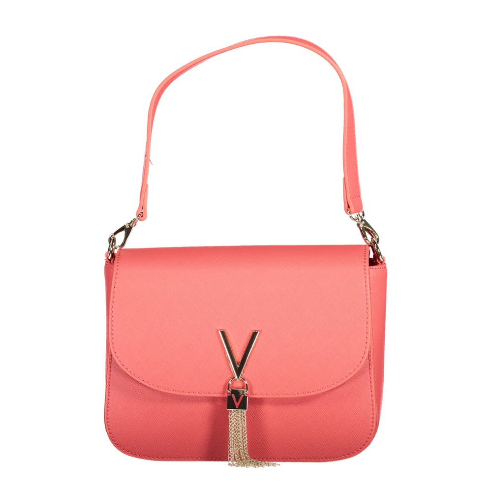 Pink Polyethylene Women Handbag