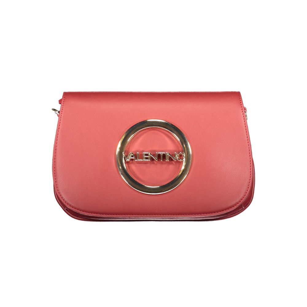 Rosso Polyurethane Women Handbag