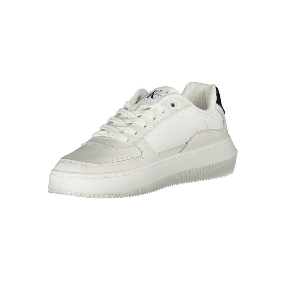 White Leather Women Sneaker