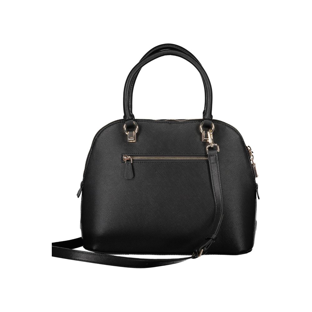 Nero Polyurethane Women Handbag