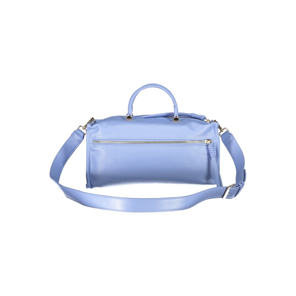 Azzurro Polyurethane Women Handbag