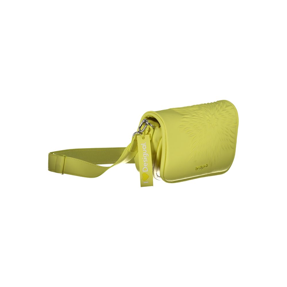 Giallo Polyurethane Women Handbag