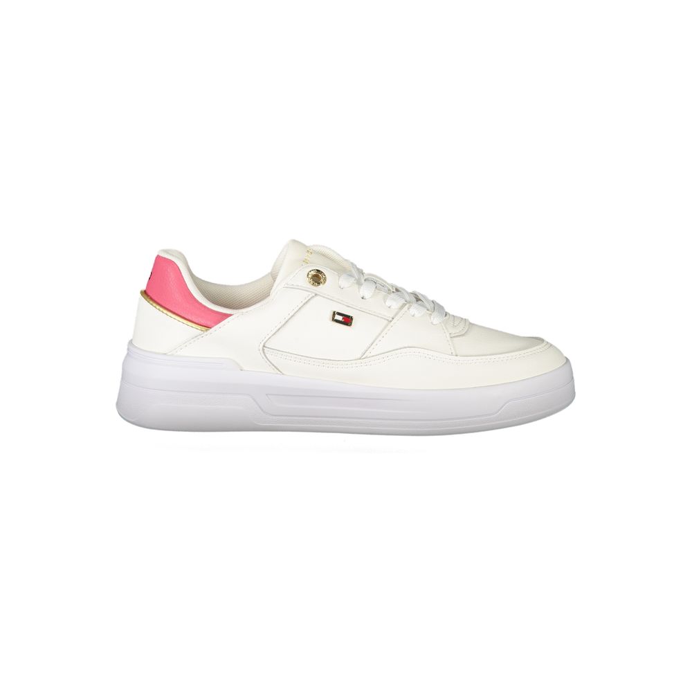 Bianco Polyurethane Women Sneaker