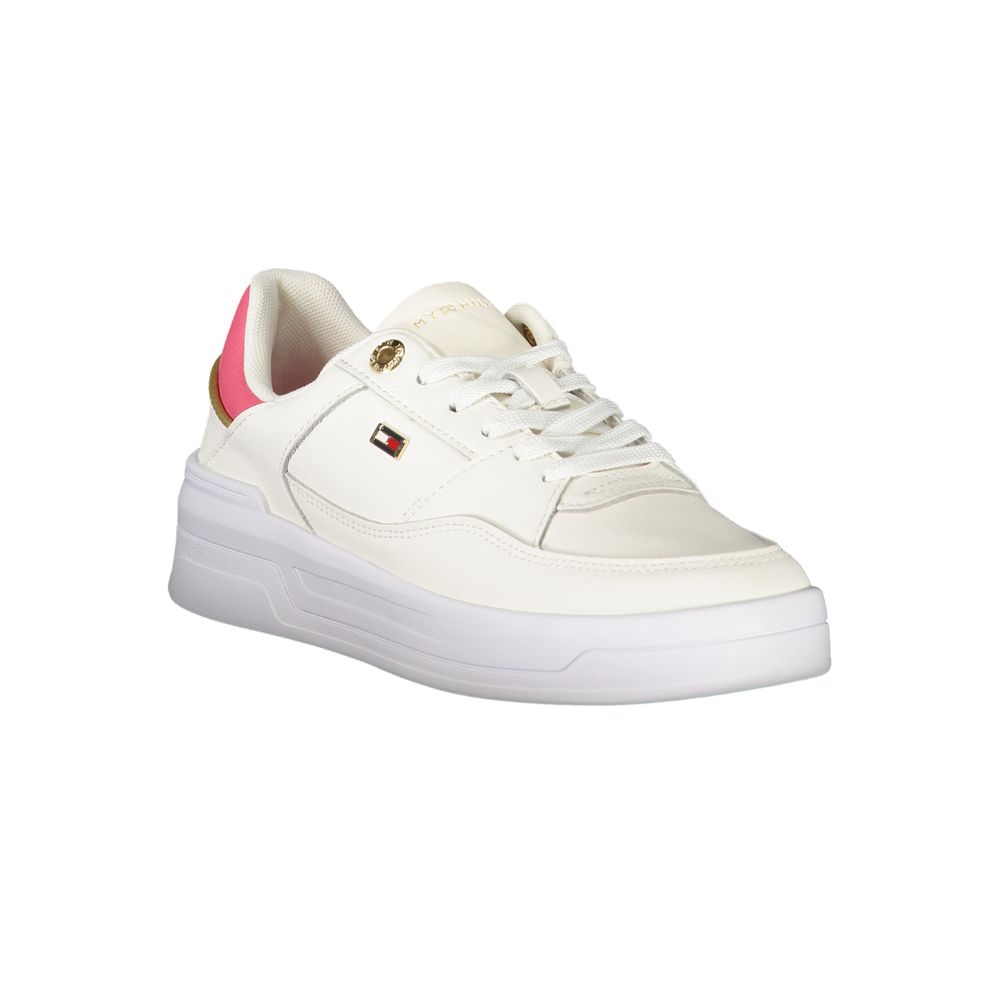 Bianco Polyurethane Women Sneaker