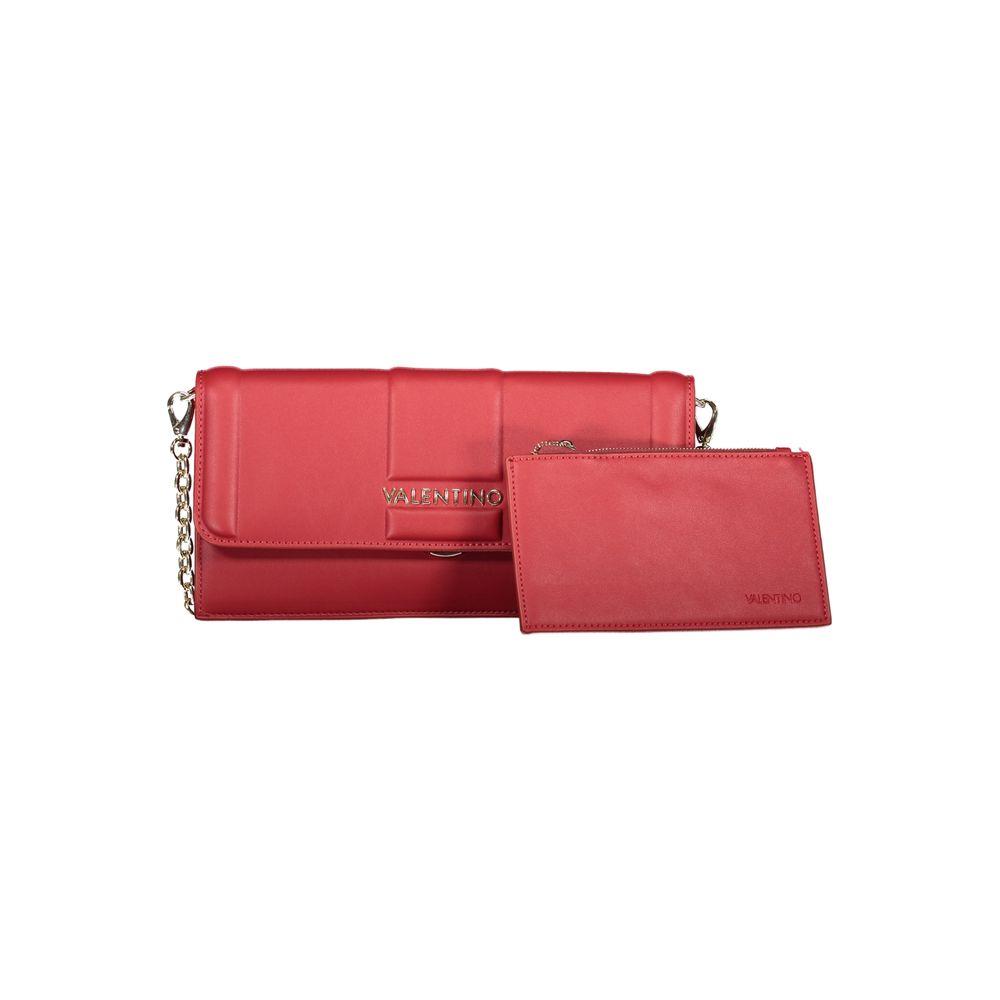 Rosso Polyurethane Women Clutch
