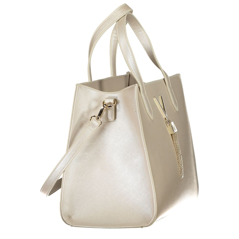 Gray Polyethylene Women Handbag
