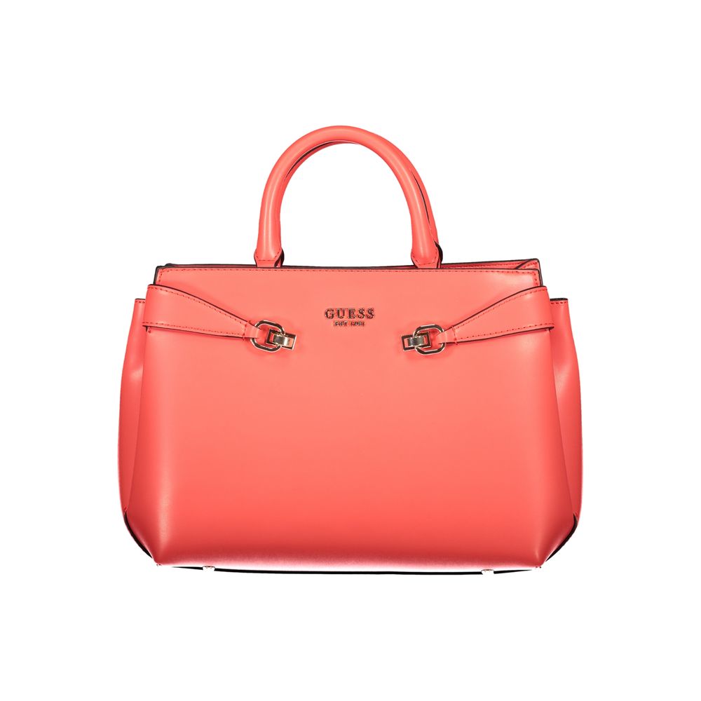 Red Polyethylene Women Handbag