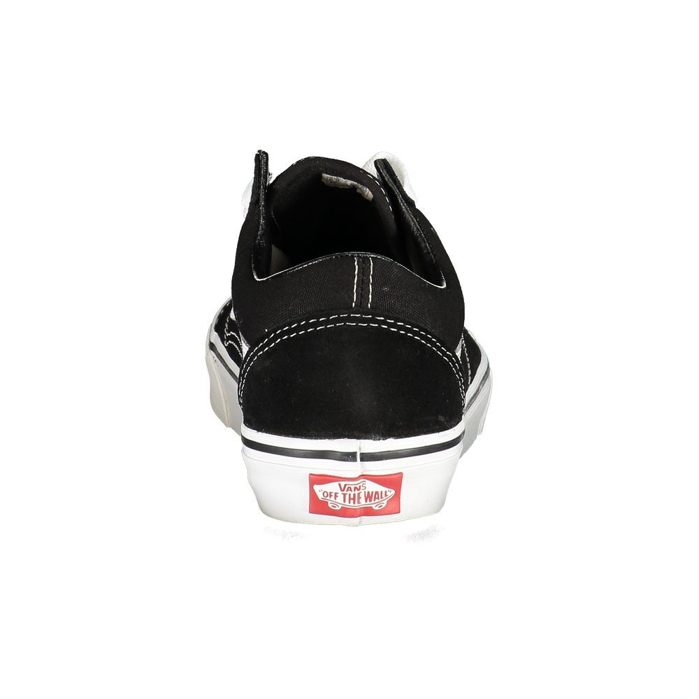 Black Polyester Men Sneaker