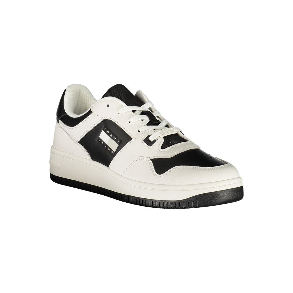 Bianco Polyurethane Men Sneaker