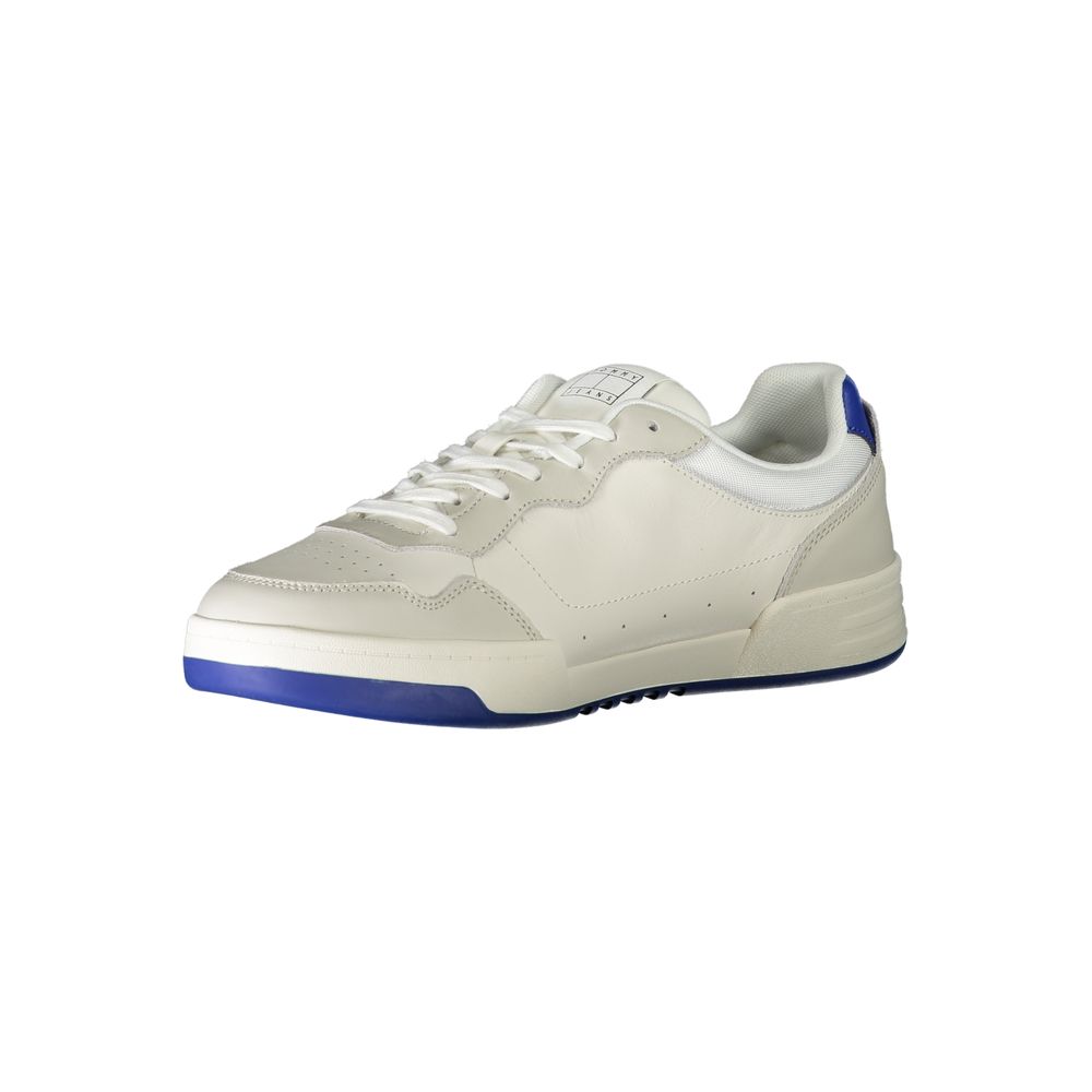 Bianco Polyurethane Men Sneaker