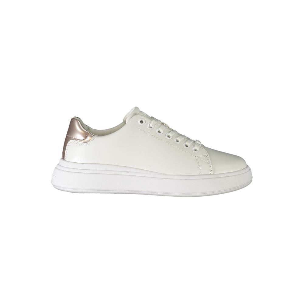 White Leather Women Sneaker