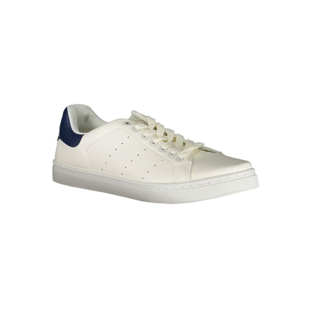Bianco Poliuretano Uomo Sneaker