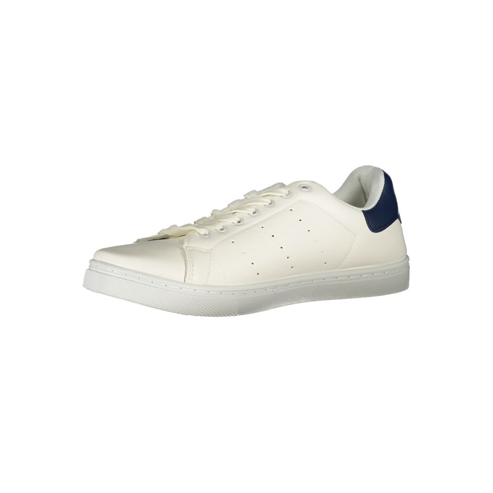 Bianco Poliuretano Uomo Sneaker