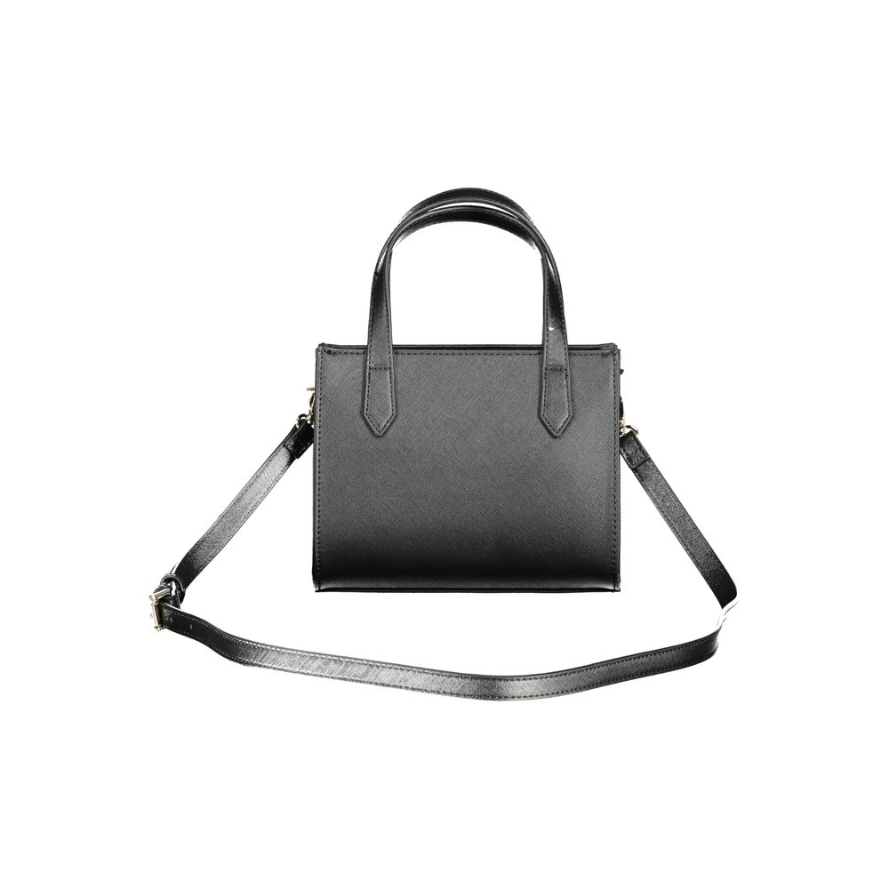 "Nero Polyurethane Women Handbag"