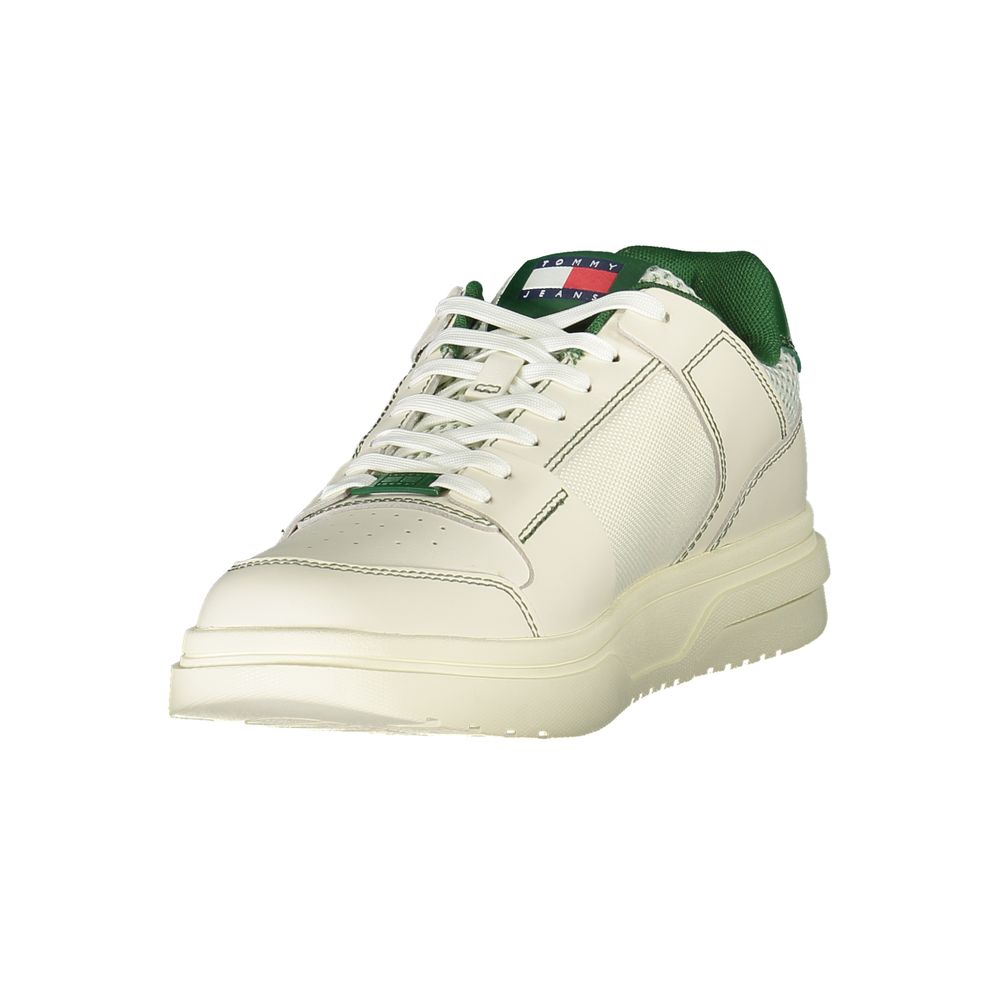 Green Leather Men Sneaker