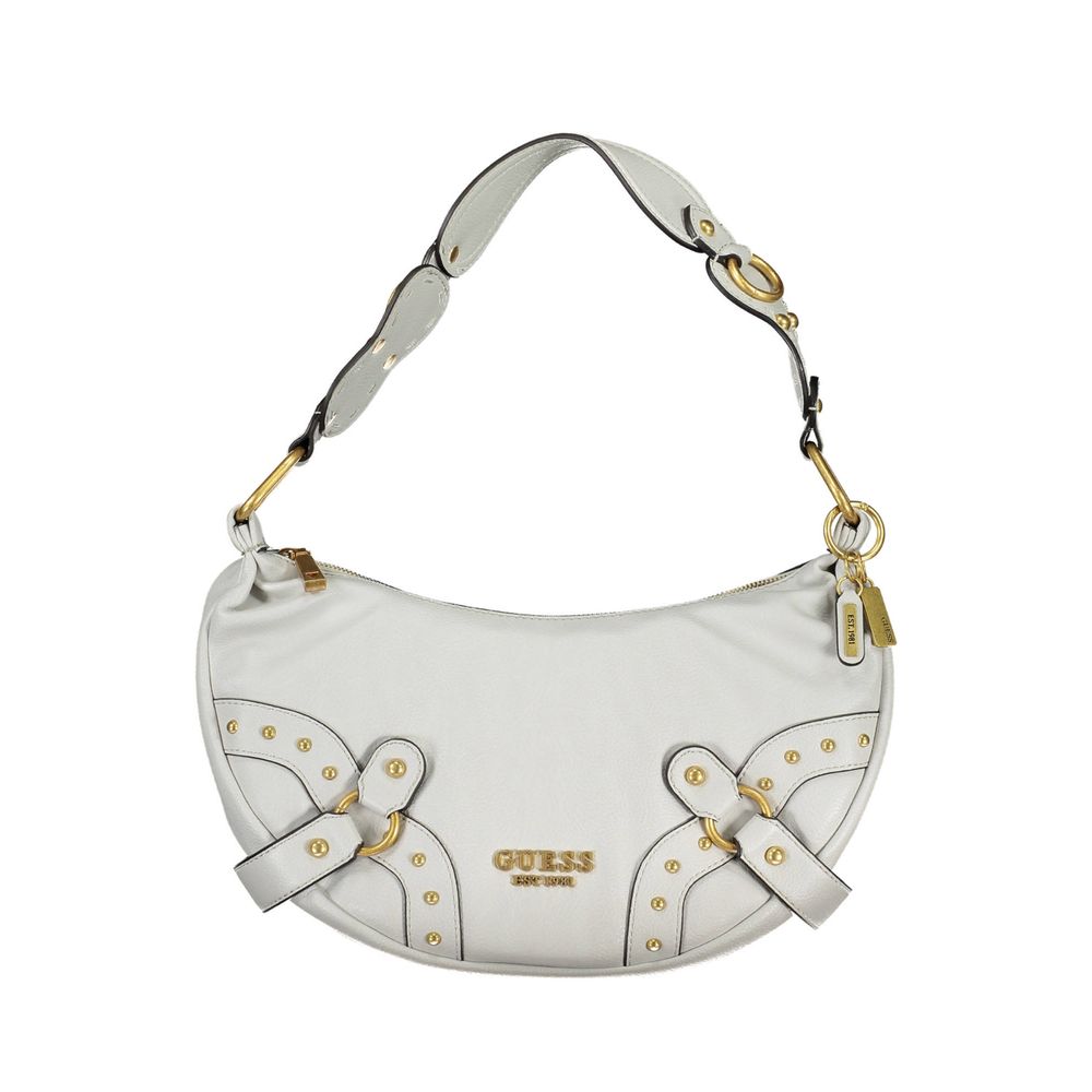 Grigio Polyurethane Women Shoulder Bag