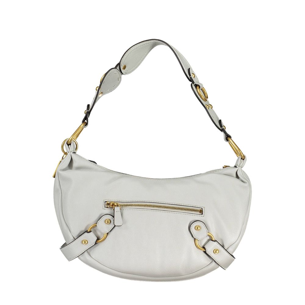 Grigio Polyurethane Women Shoulder Bag