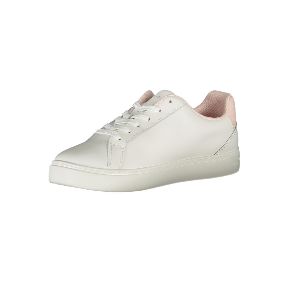 White Leather Women Sneaker