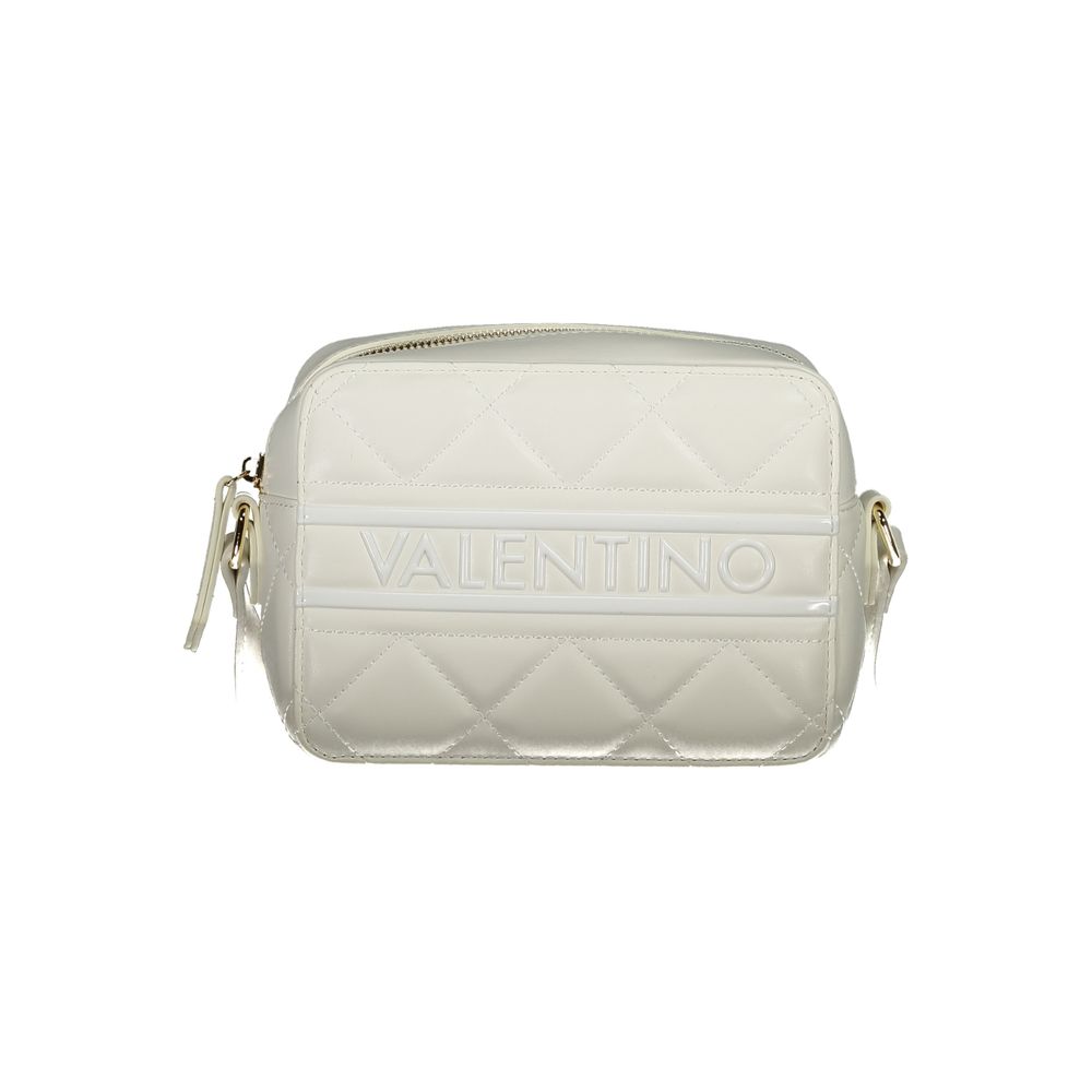 Bianco Polyurethane Women Shoulder Bag