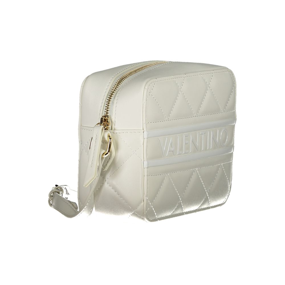 Bianco Polyurethane Women Shoulder Bag