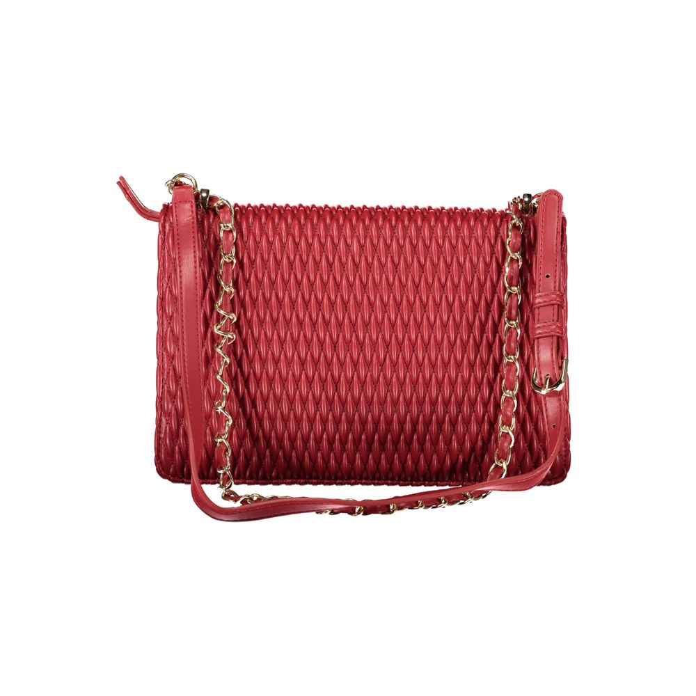 Rosso Poliuretano Women Shoulder Bag