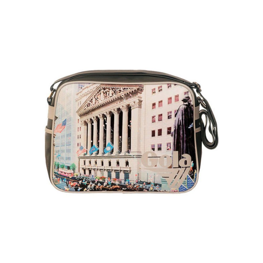 Grigio Synthetic Women Handbag