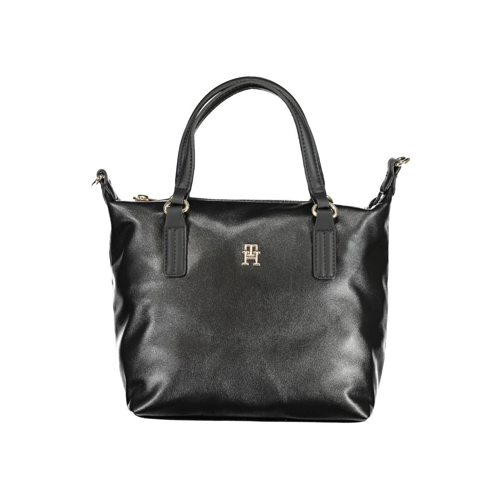 Nero Poliestere Woman Handbag
