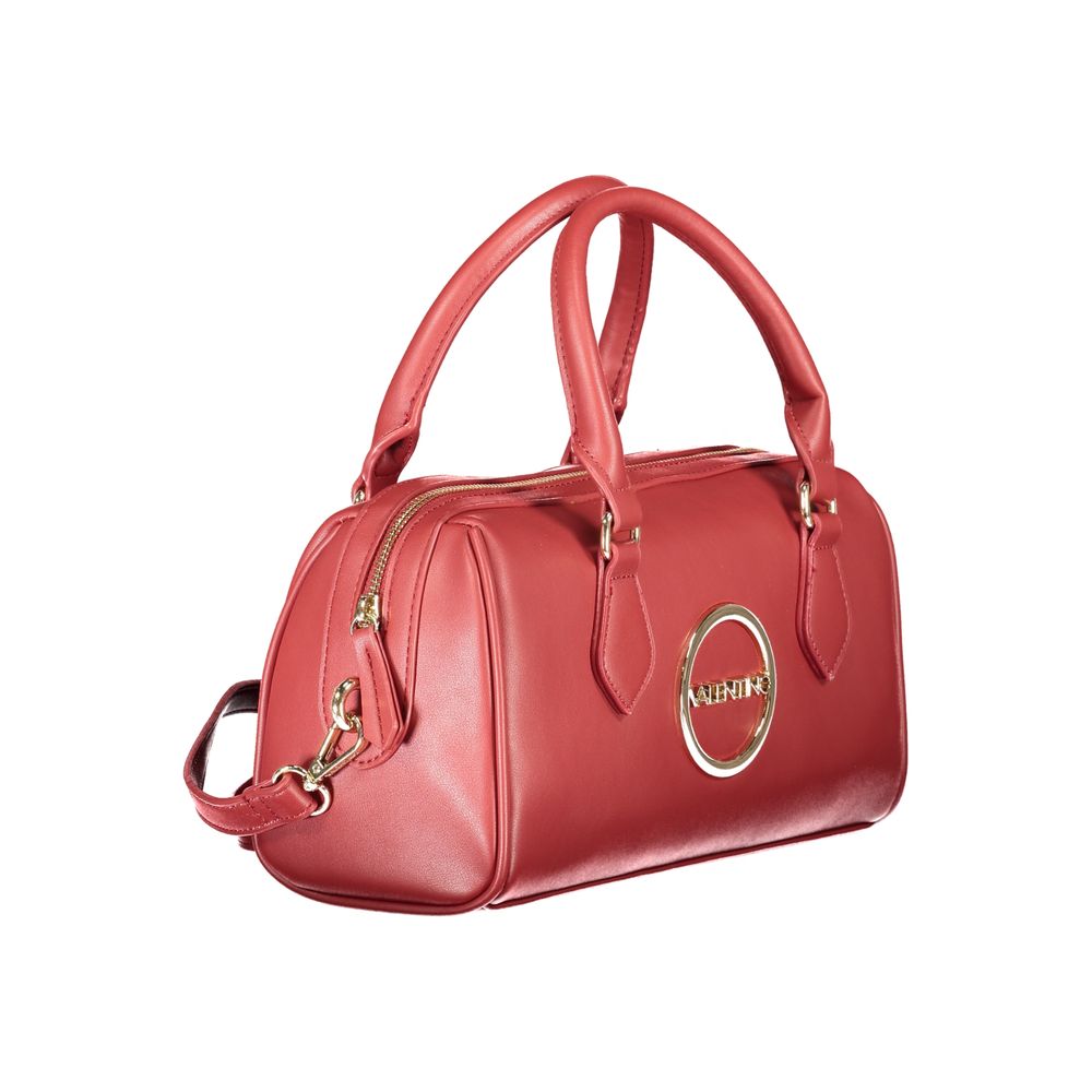Rosso Polyurethane Women Handbag