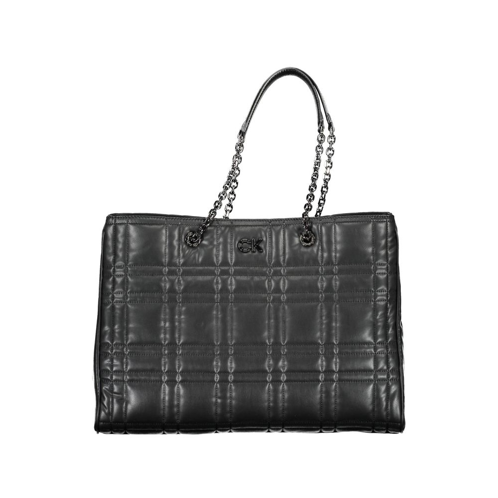 Nero Polyester Woman Handbag