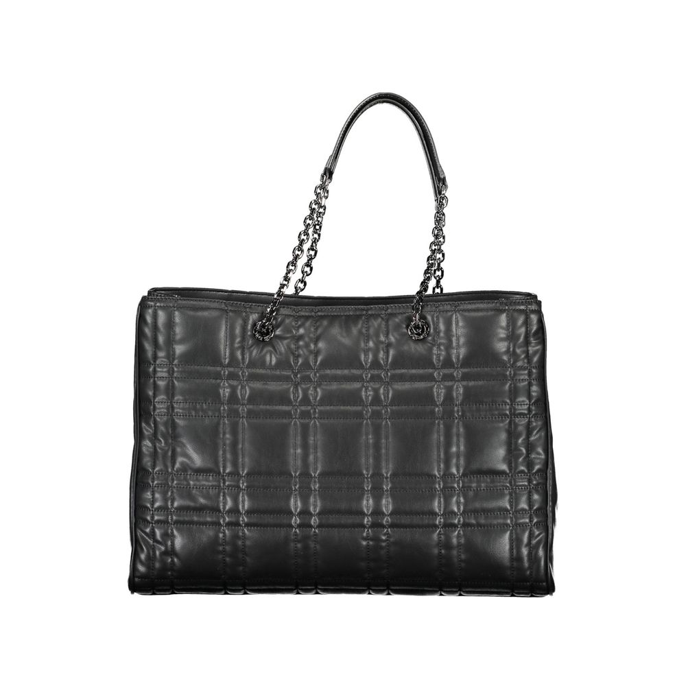 Nero Polyester Woman Handbag