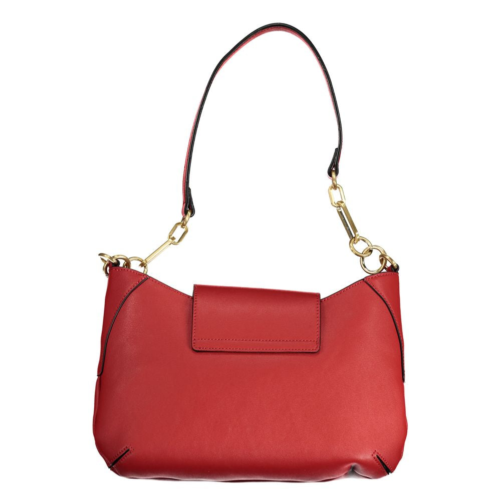 Rosso Poliuretano Women Handbag