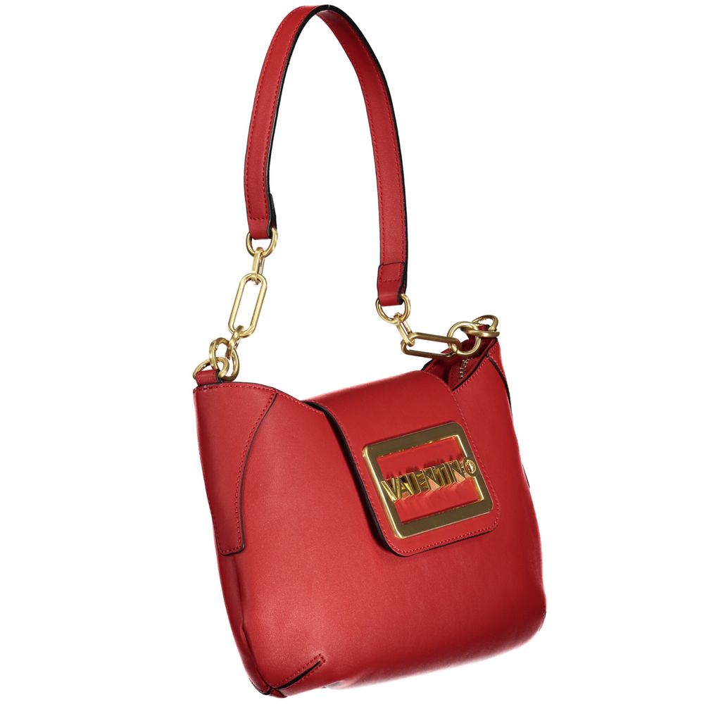 Rosso Poliuretano Women Handbag