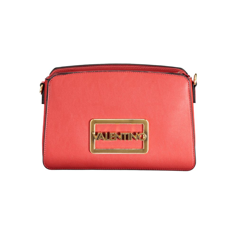 Rosso Polyurethane Women Handbag