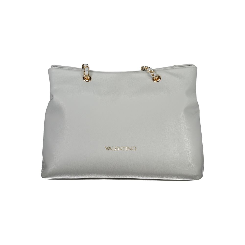 Grigio Polyurethane Women Shoulder Bag