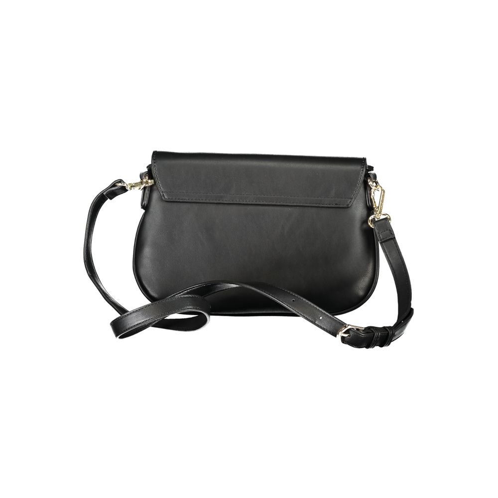 Nero Polyurethane Women Handbag